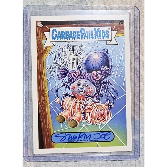 2022 GARBAGE PAIL KIDS BOOK WORMS ARTIST AUTOGTRAPH CARD 23 SHADY CHARLOTTE by S - Picture 1 of 3